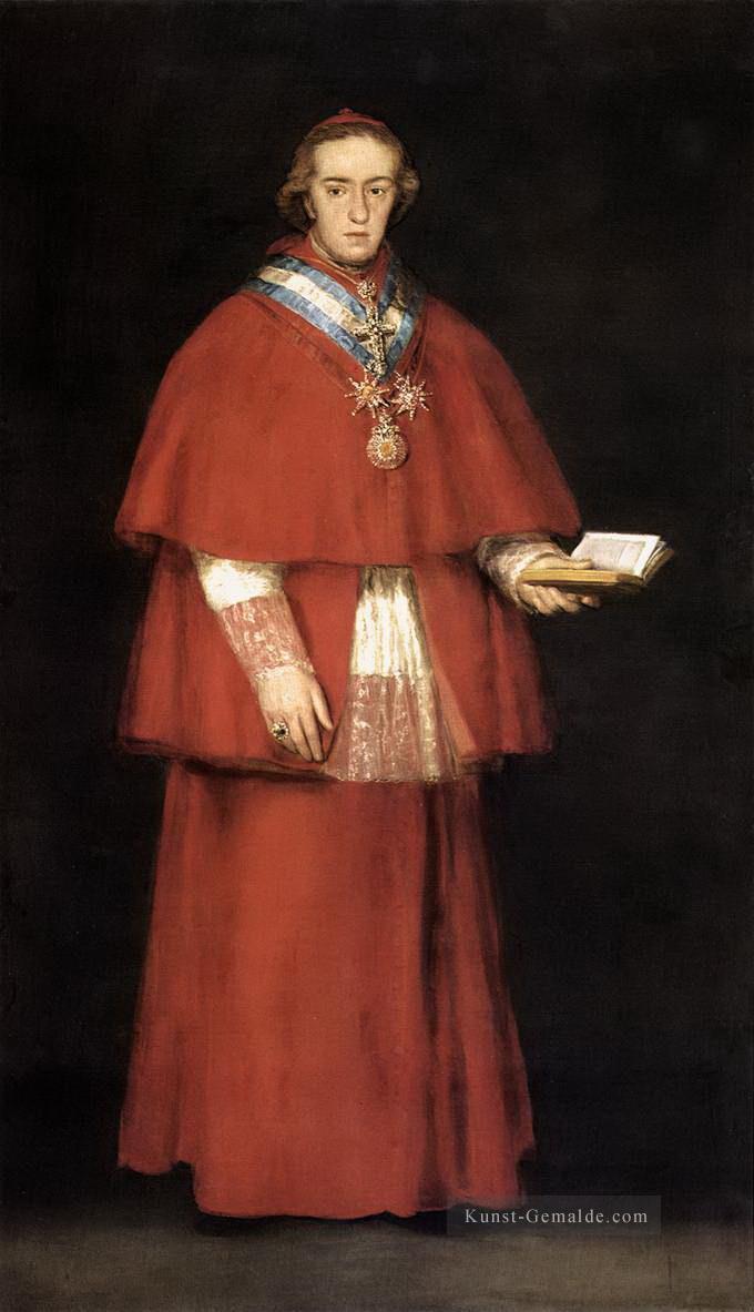 Kardinal Luis Maria de Borbon y Vallabriga Francisco de Goya Ölgemälde